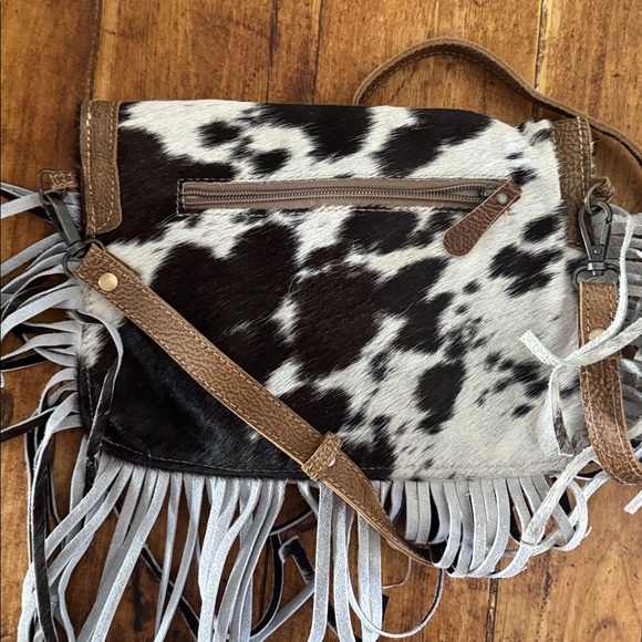 Myra Bag Cowhide Crossbody Purse - Picture 3 of 7